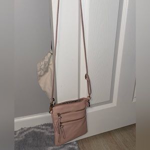 Mauve gently worn crossbody